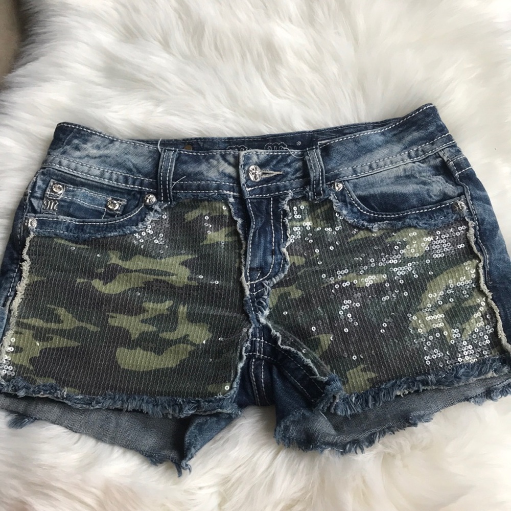 Miss Me Camo Shorts